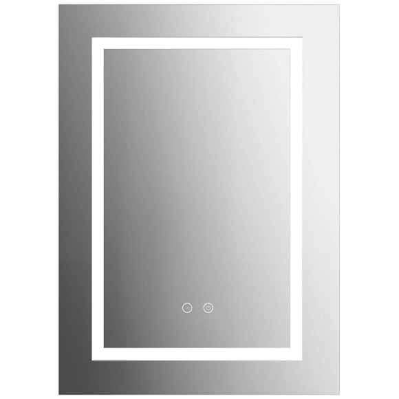 Зеркальный шкаф Aquatek 50 AQ7504-MLC с подсветкой Хром Зеркальный шкаф Aquatek 50 AQ7504-MLC с подсветкой Хром