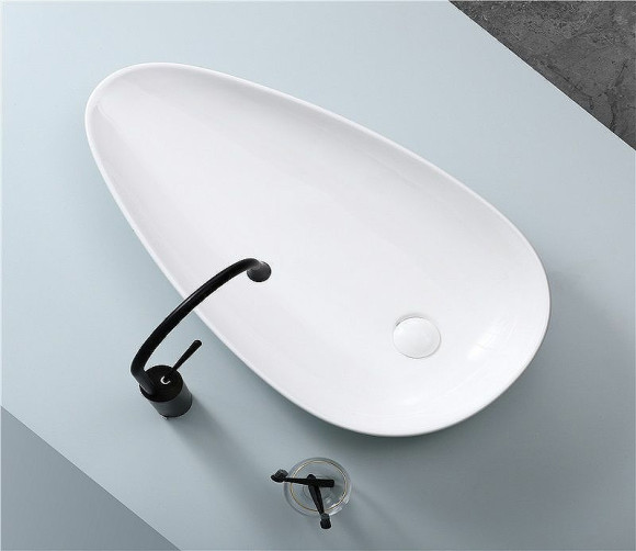Раковина-чаша CeramaLux 55 7862-2 Белая глянцевая Раковина-чаша CeramaLux 55 7862-2 Белая глянцевая
