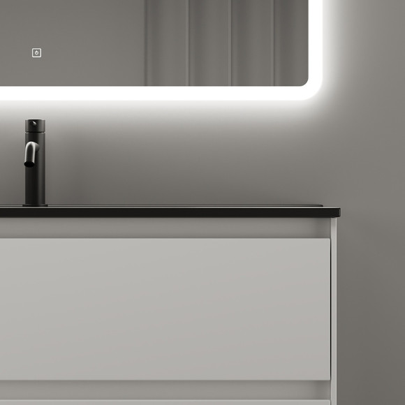 Тумба под раковину Sancos Cento 100 CN100W подвесная Белый глянец Тумба под раковину Sancos Cento 100 CN100W подвесная Белый глянец