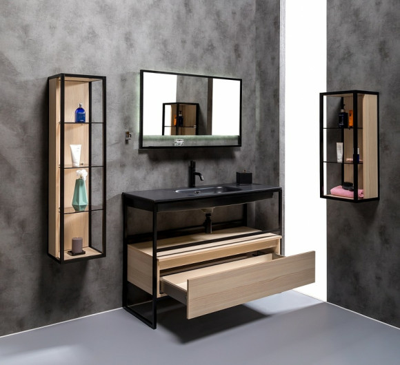 Подвесной шкаф Boheme Armadi Art Loft 30 895-L Light wood Подвесной шкаф Boheme Armadi Art Loft 30 895-L Light wood