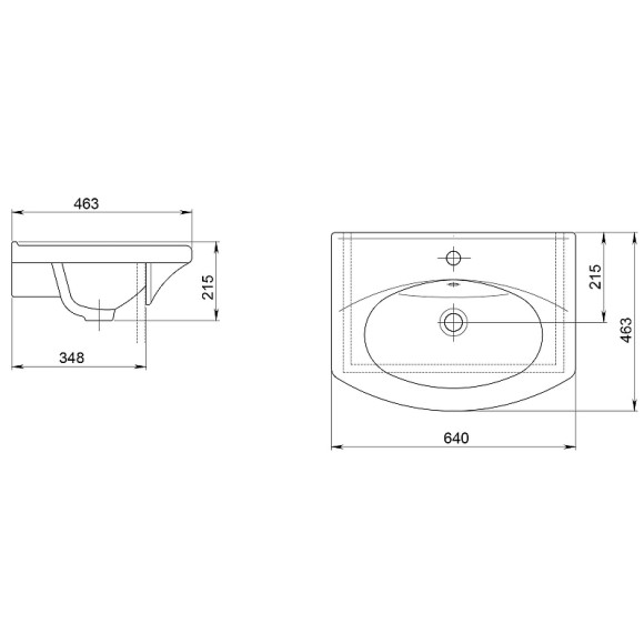 Раковина Santeri Новая грань 65 1.3120.7.S00.11B.0 Белая Раковина Santeri Новая грань 65 1.3120.7.S00.11B.0 Белая