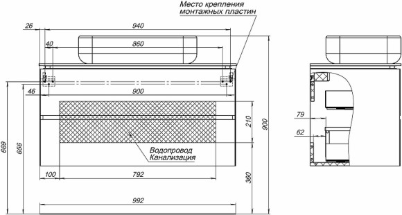 Тумба под раковину Allen Brau Infinity 100 1.21003.WM подвесная Белая матовая Тумба под раковину Allen Brau Infinity 100 1.21003.WM подвесная Белая матовая