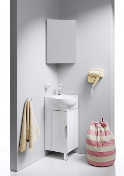 Тумба под раковину Aqwella Рио 45 Rio.01.04 угловая Белая Тумба под раковину Aqwella Рио 45 Rio.01.04 угловая Белая