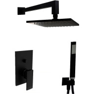 Душевая система Paffoni Elle KITEL015NOKING Черная матовая Душевая система Paffoni Elle KITEL015NOKING Черная матовая