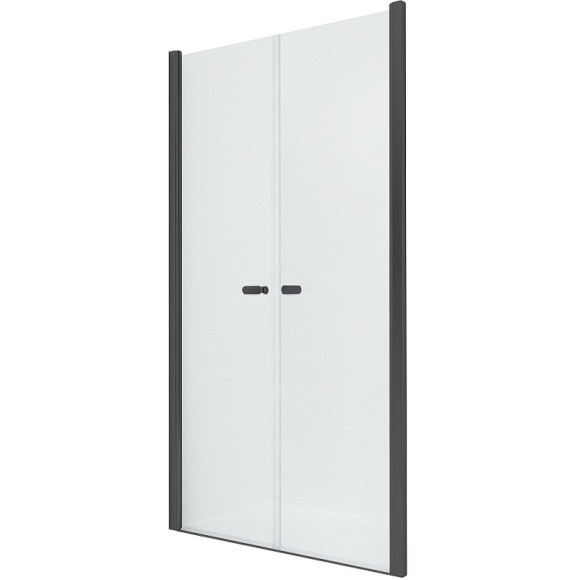 Душевая дверь New Trendy New Soleo Black 150 D-0249A профиль Черный стекло прозрачное