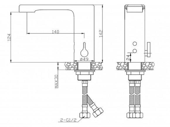 Смеситель для раковины BelBagno BB-ELVM-CRM Хром Смеситель для раковины BelBagno BB-ELVM-CRM Хром