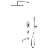 Душевая система Whitecross Y brushed nickel YSET07NIB Брашированный никель