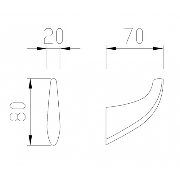 Крючок Abber Nord AA1550 Хром