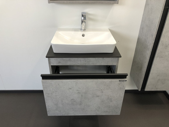 Тумба с раковиной Comforty Эдинбург 60 00-00001928 подвесная Бетон светлый Тумба с раковиной Comforty Эдинбург 60 00-00001928 подвесная Бетон светлый