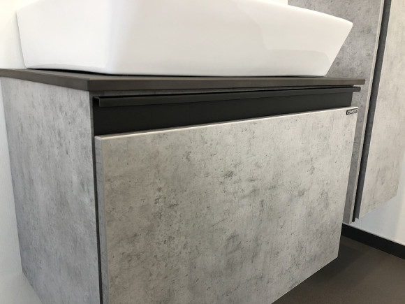 Тумба с раковиной Comforty Эдинбург 60 00-00001928 подвесная Бетон светлый Тумба с раковиной Comforty Эдинбург 60 00-00001928 подвесная Бетон светлый