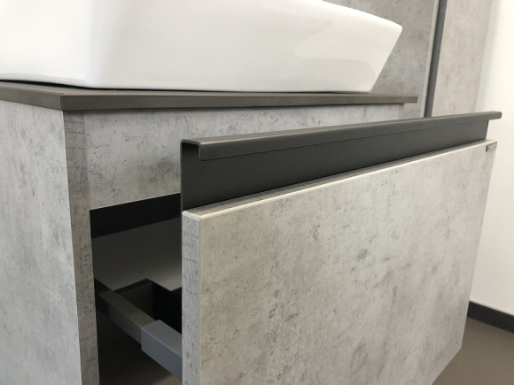 Тумба с раковиной Comforty Эдинбург 60 00-00001928 подвесная Бетон светлый Тумба с раковиной Comforty Эдинбург 60 00-00001928 подвесная Бетон светлый