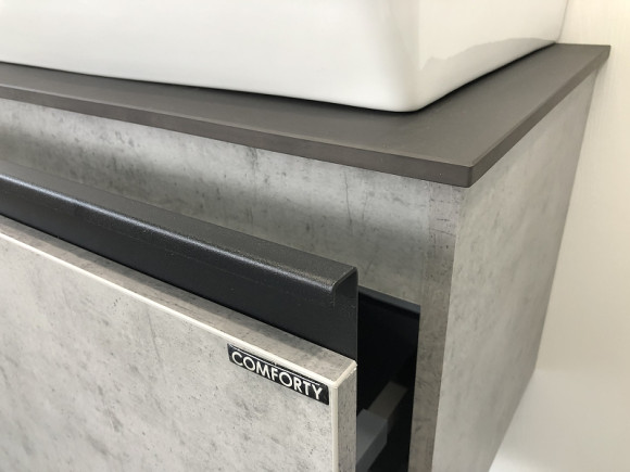 Тумба с раковиной Comforty Эдинбург 60 00-00001928 подвесная Бетон светлый Тумба с раковиной Comforty Эдинбург 60 00-00001928 подвесная Бетон светлый