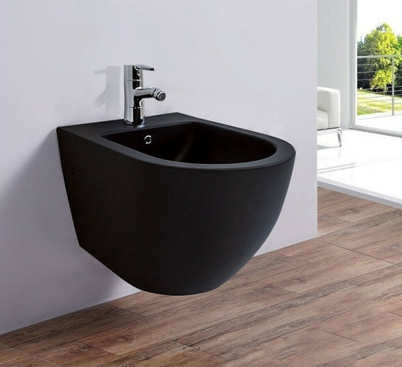 Биде Esbano Garcia ESVBGARCB подвесное Черное глянцевое Биде Esbano Garcia ESVBGARCB подвесное Черное глянцевое