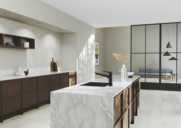 Смеситель для кухни Kludi Mix 329043975 Черный матовый