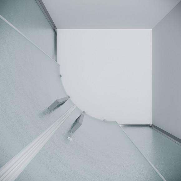 Душевой уголок Grossman Cosmo 90х90 301.K33.02.9090.10.02 профиль Хром стекло шиншилла Душевой уголок Grossman Cosmo 90х90 301.K33.02.9090.10.02 профиль Хром стекло шиншилла