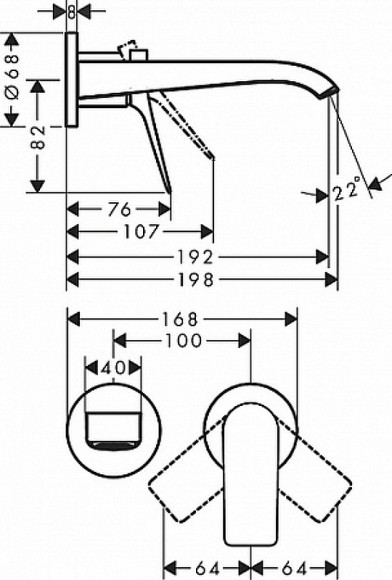 Смеситель для раковины Hansgrohe Vivenis 75050700 Белый матовый Смеситель для раковины Hansgrohe Vivenis 75050700 Белый матовый