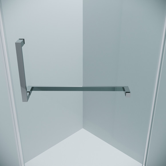 Душевой уголок Grossman Pragma 90х90 302.K33.03.9090.10.00 профиль Хром стекло прозрачное