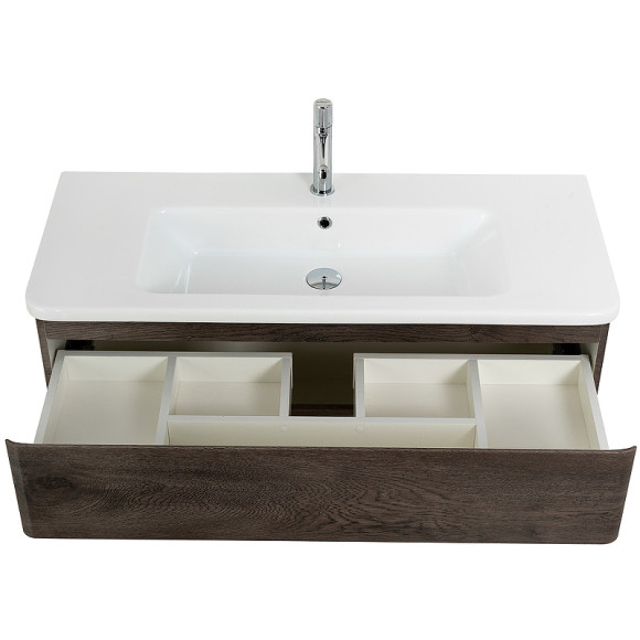 Тумба под раковину BelBagno 105 ALBANO-CER-1050-2C-SO-RNG подвесная Robere Nature Grigio