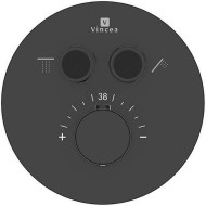 Смеситель для душа Vincea VSCV-322T-MMB с термостатом Черный матовый