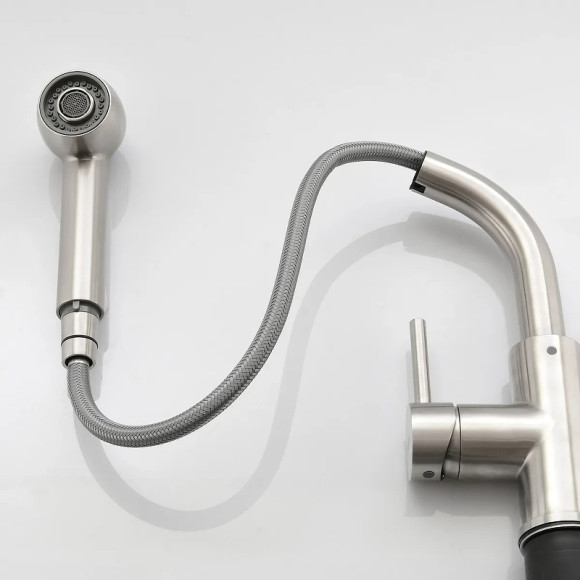 Смеситель для кухни Haiba HB70304-2 Нержавеющая сталь Смеситель для кухни Haiba HB70304-2 Нержавеющая сталь