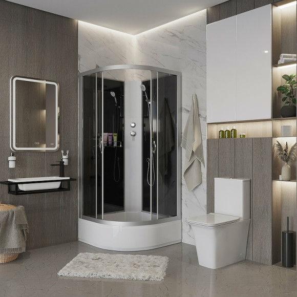 Душевая кабина Niagara Classic 80x80 NG-3503-14BK без гидромассажа Душевая кабина Niagara Classic 80x80 NG-3503-14BK без гидромассажа