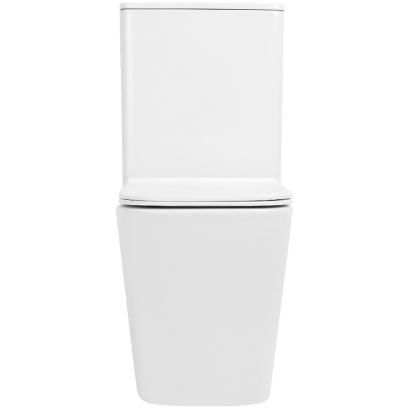 Унитаз компакт Abber Rechteck AC1210TMW Белый матовый с бачком и сиденьем Микролифт Унитаз компакт Abber Rechteck AC1210TMW Белый матовый с бачком и сиденьем Микролифт