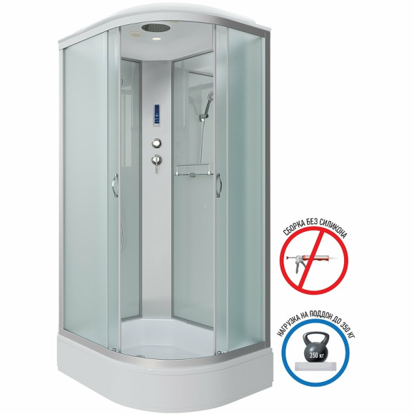 Душевая кабина Niagara Classic 100х90 L NG-33094-14LP без гидромассажа Душевая кабина Niagara Classic 100х90 L NG-33094-14LP без гидромассажа