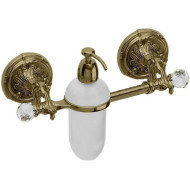 Полотенцедержатель c дозатором для жидкого мыла Art&Max Barocco Crystal AM-2057D-Br-C Бронза Полотенцедержатель c дозатором для жидкого мыла Art&Max Barocco Crystal AM-2057D-Br-C Бронза