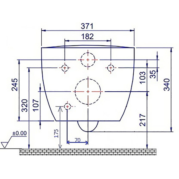 Унитаз биде Boheme Bianca 963-SET-2-W подвесной Белый глянец с сиденьем Микролифт