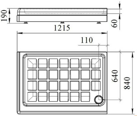 Акриловый поддон для душа Radomir Верчелли 121x84x19 R 1-11-0-2-0-012 Белый Акриловый поддон для душа Radomir Верчелли 121x84x19 R 1-11-0-2-0-012 Белый