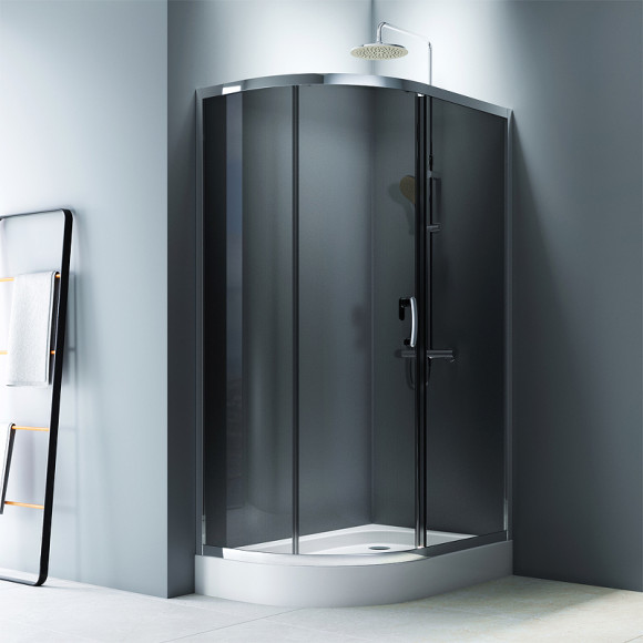 Душевой уголок AM.PM Like Solo Slide 120х80 W83G-302U120CG64 профиль Хром матовый стекло тонированное Душевой уголок AM.PM Like Solo Slide 120х80 W83G-302U120CG64 профиль Хром матовый стекло тонированное