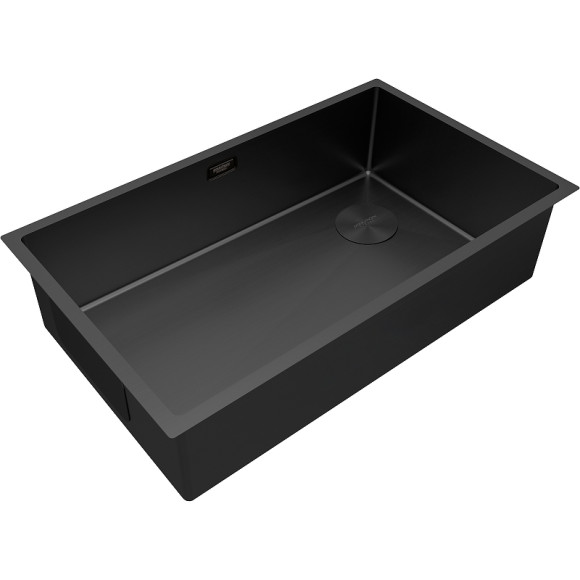 Кухонная мойка Paulmark Next-Skew 74 Uni PM887444-MBN Черная матовая Кухонная мойка Paulmark Next-Skew 74 Uni PM887444-MBN Черная матовая