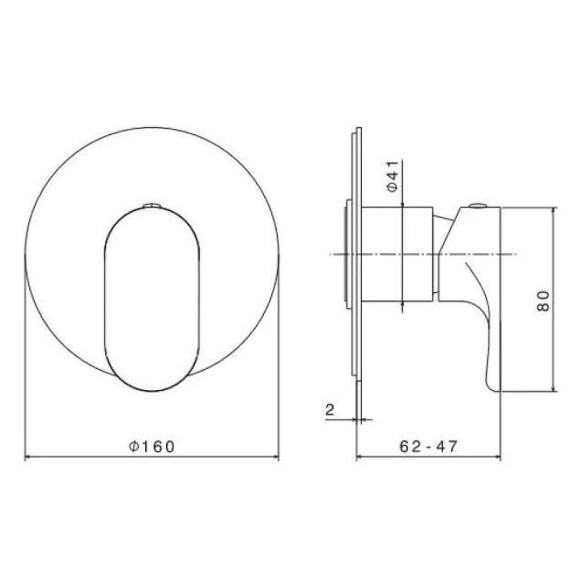 Смеситель для душа Kerama Marazzi Ole 69475EKM.21.018 Хром Смеситель для душа Kerama Marazzi Ole 69475EKM.21.018 Хром