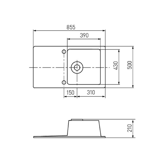 Кухонная мойка Aquaton Верона 86 1A710032VR230 Серая Кухонная мойка Aquaton Верона 86 1A710032VR230 Серая