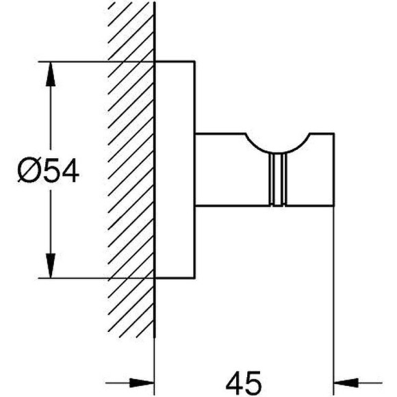Крючок Grohe Essentials 40364001 Хром Крючок Grohe Essentials 40364001 Хром