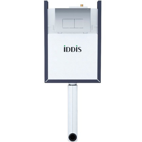 Смывной бачок Iddis Optima Home OPH0GCCi32K скрытого монтажа с клавишей смыва Хром