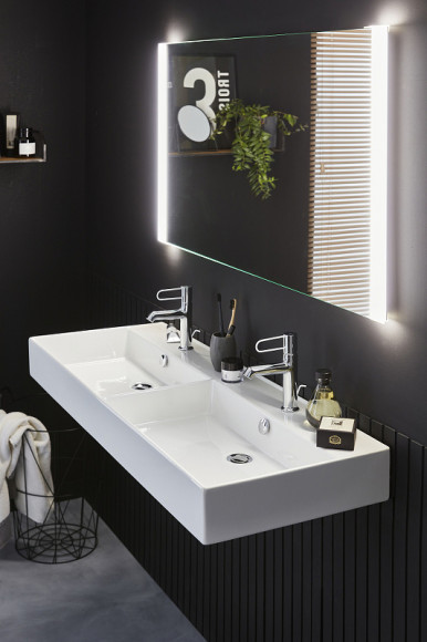 Раковина Jacob Delafon Vivienne 120 EXBL112-00 двойная Белая