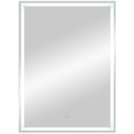 Зеркальный шкаф Art&Max Techno AM-Tec-600-800-1D-L-DS-F с подсветкой с сенсорным выключателем Белый