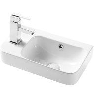 Раковина WeltWasser Aisbach 5117 L 45 10000003970 Белый глянец