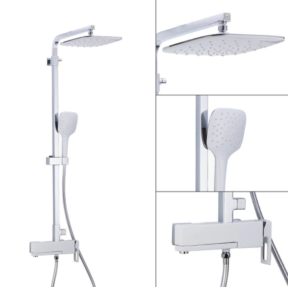 Душевая система Gappo G17-8 G2417-8 Белая Хром Душевая система Gappo G17-8 G2417-8 Белая Хром