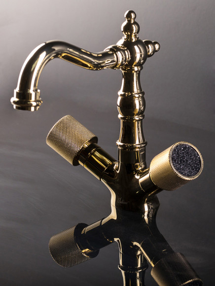 Смеситель для раковины Boheme Royal Cristal 292-Royal/CRSTblack Золото Смеситель для раковины Boheme Royal Cristal 292-Royal/CRSTblack Золото