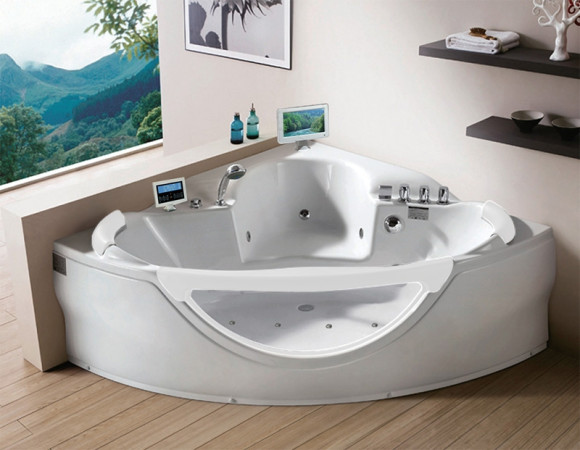 Акриловая ванна Gemy G9025 II O 155x155 с гидромассажем Акриловая ванна Gemy G9025 II O 155x155 с гидромассажем