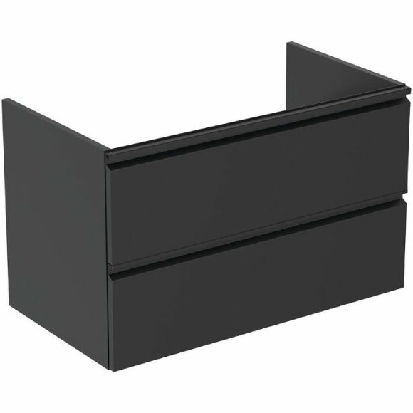 Тумба под раковину Ideal Standard Tesi 80 T0051ZT подвесная Черный шелк