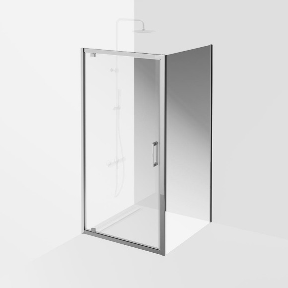 Душевая дверь Kerama Marazzi Vetro 100 VE.100.PD.CR профиль Хром стекло прозрачное Душевая дверь Kerama Marazzi Vetro 100 VE.100.PD.CR профиль Хром стекло прозрачное