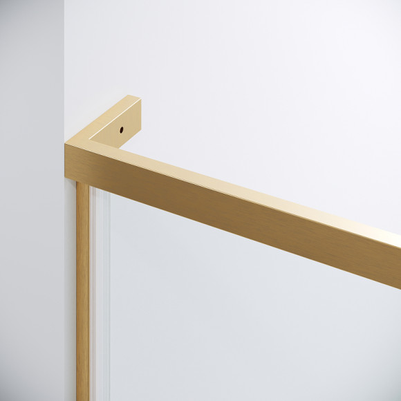 Душевая дверь Grossman Pragma 110 100.K33.03.110.32.00 профиль Золото сатин стекло прозрачное Душевая дверь Grossman Pragma 110 100.K33.03.110.32.00 профиль Золото сатин стекло прозрачное