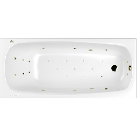 Акриловая ванна Whitecross Layla 180x80 0102.180080.100.ULTRA.BR с гидромассажем