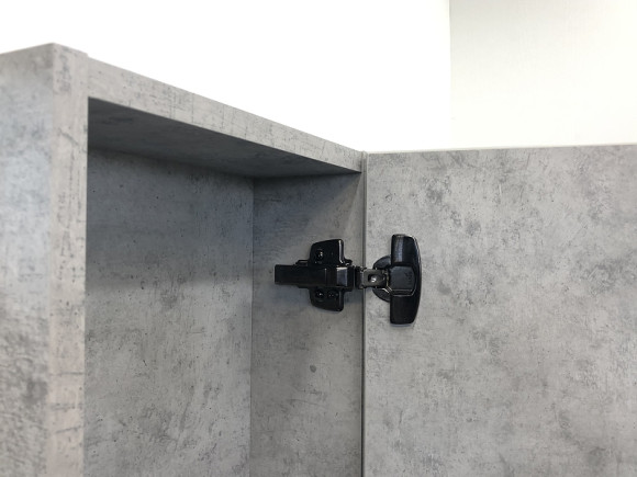 Зеркальный шкаф Comforty Франкфурт 90 00-00006504 Бетон светлый