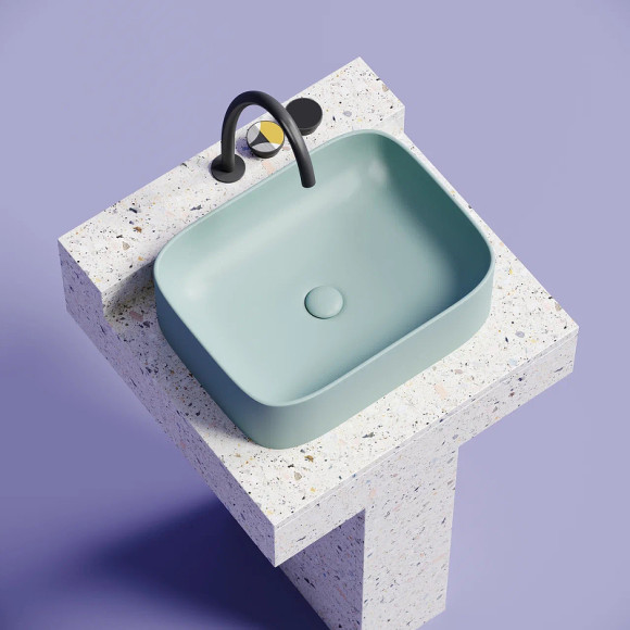 Раковина-чаша Ceramicanova Element 51 CN6052MLG Зеленая матовая Раковина-чаша Ceramicanova Element 51 CN6052MLG Зеленая матовая