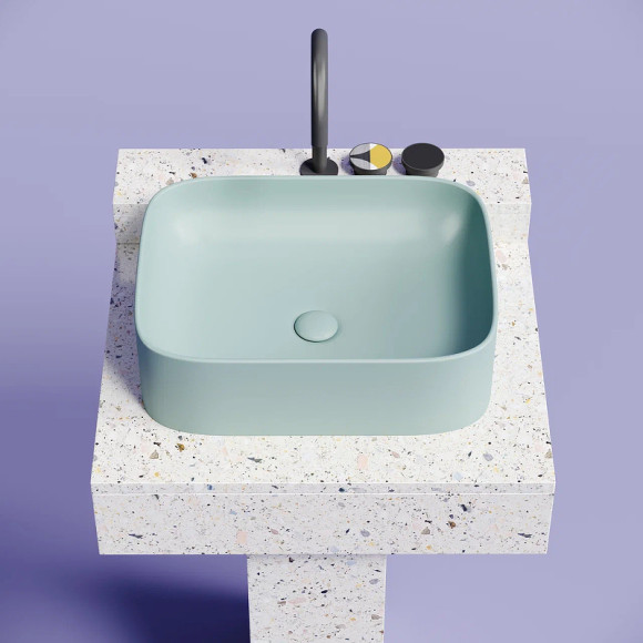 Раковина-чаша Ceramicanova Element 51 CN6052MLG Зеленая матовая Раковина-чаша Ceramicanova Element 51 CN6052MLG Зеленая матовая