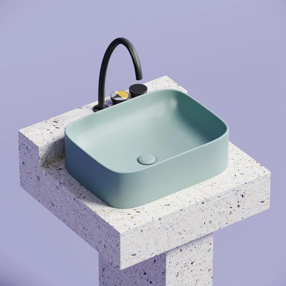 Раковина-чаша Ceramicanova Element 51 CN6052MLG Зеленая матовая Раковина-чаша Ceramicanova Element 51 CN6052MLG Зеленая матовая